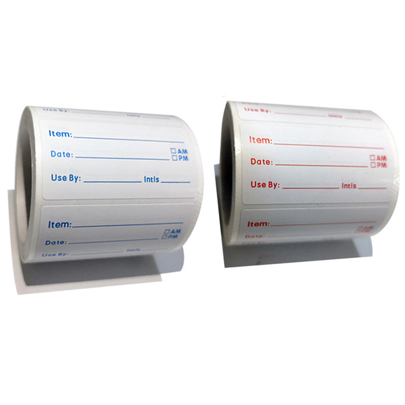 Food Storage Labels - 500 stuks/rol Keukensticker Koelkast Vriezer Voedselopslag