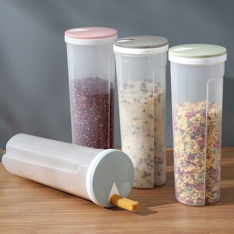 Food Storage With Dividers - Voedselveilige plastic noedelverpakking, verzegelde keukenvoedselcontainer, kwantitatief