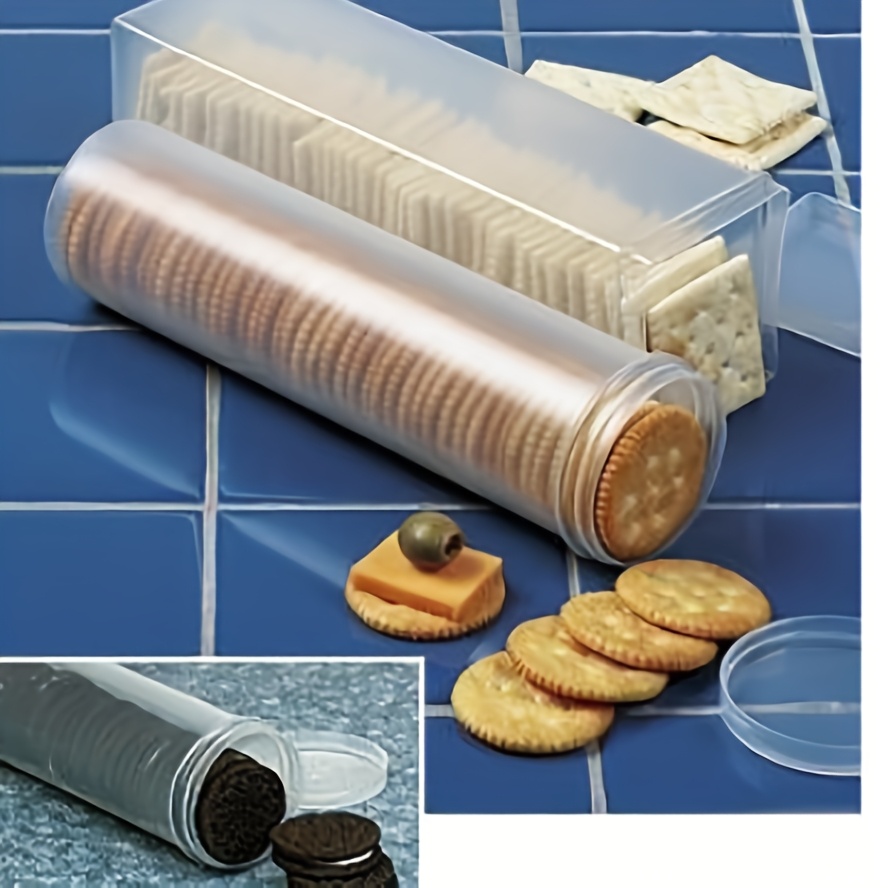 Food Storage With Dividers - Transparante rechthoekige verzegelde voedselbewaarbak met klep