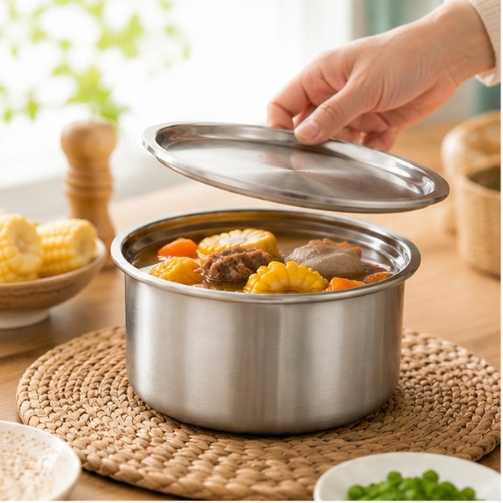Food Storage Meals - 304 roestvrijstalen ramekin met deksel, geschikt
