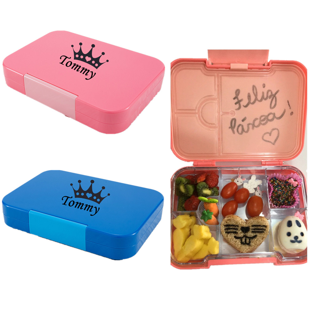 Food Storage Oven Safe - Miyocar Gepersonaliseerde Elke Naam Lunchbox 6-Compartiment