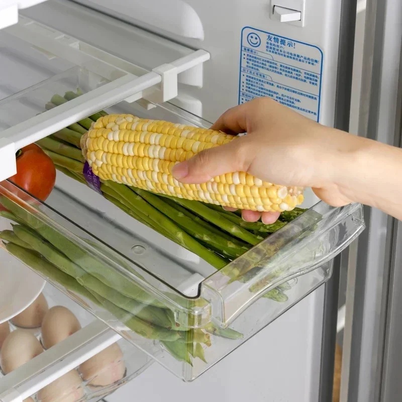 Hangende uittrekbare koelkastl - Food Storage With Dividers recensie en prijs