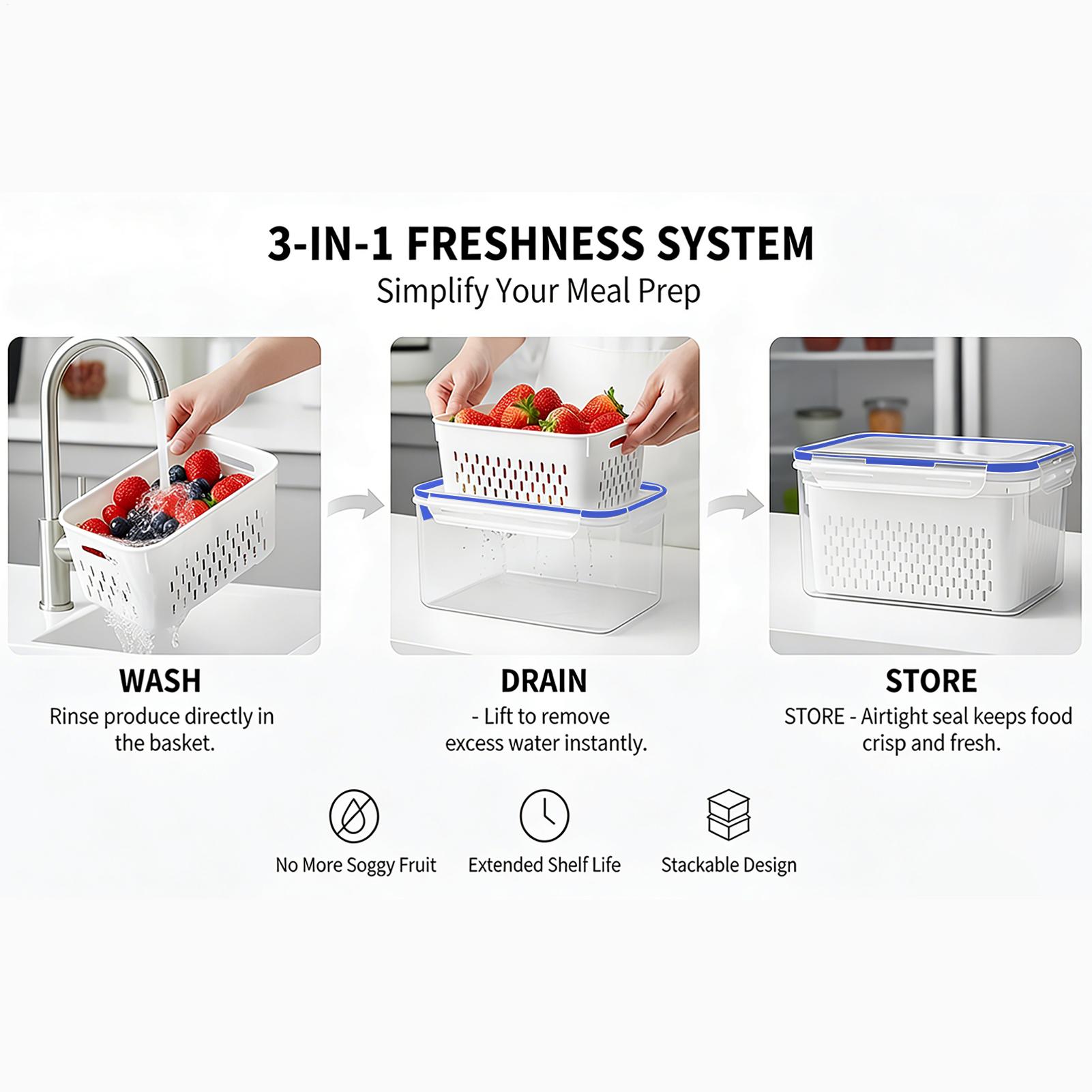 4-in-1 voedselbewaarcontainer  - Food Storage Containers recensie en prijs