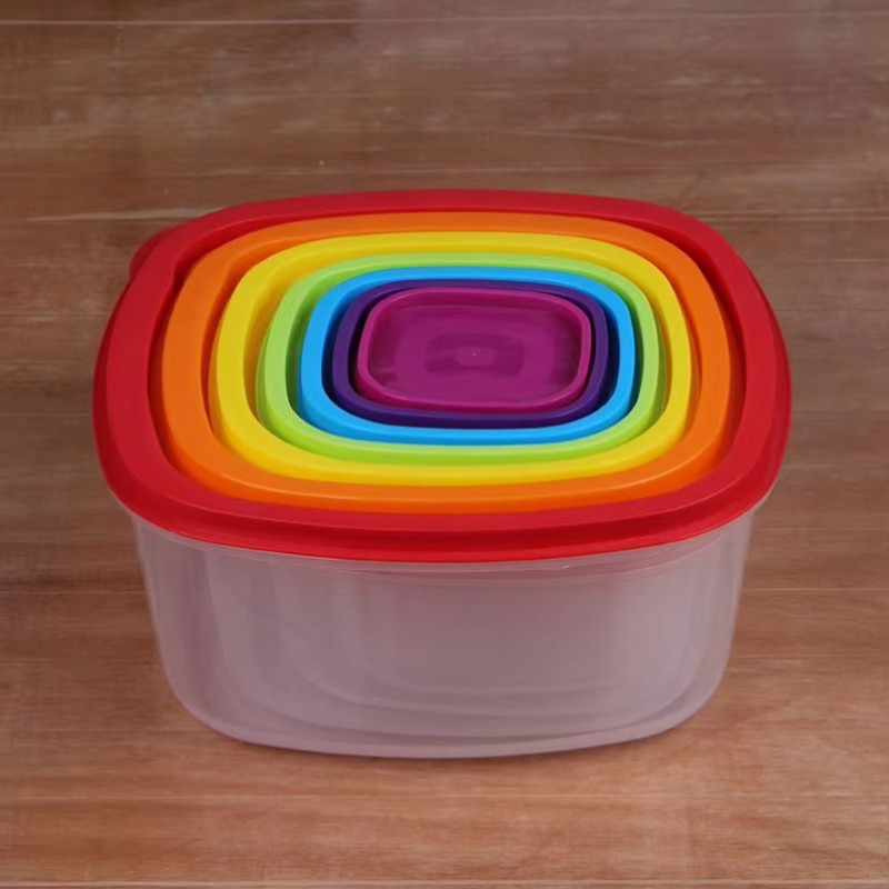 Rainbow 7-delige voedselcontai - Food Storage Containers recensie en prijs