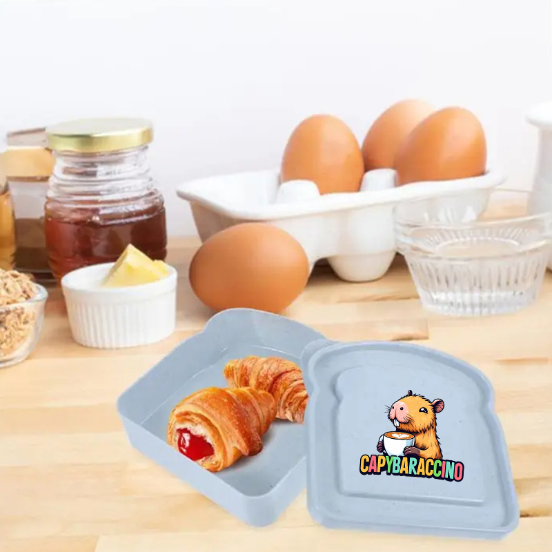 Capybara Sandwich Voedselopber - Food Storage With Dividers recensie en prijs