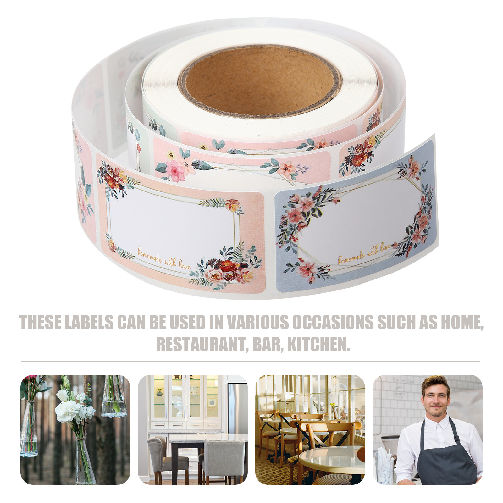 3 rollen blanco naamstickerlab - Food Storage Labels recensie en prijs
