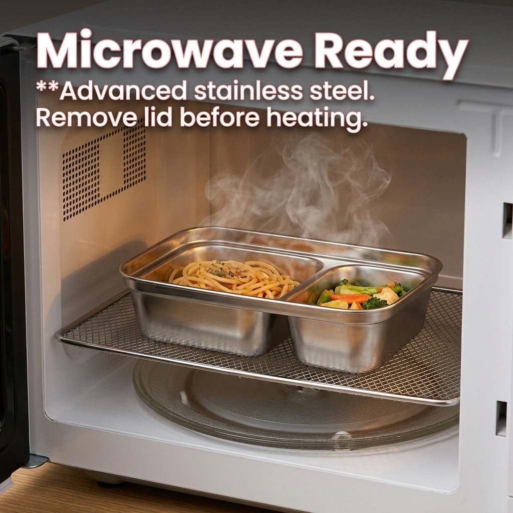 Microgolfbestendige 304 roestv - Food Storage Oven Safe recensie en prijs