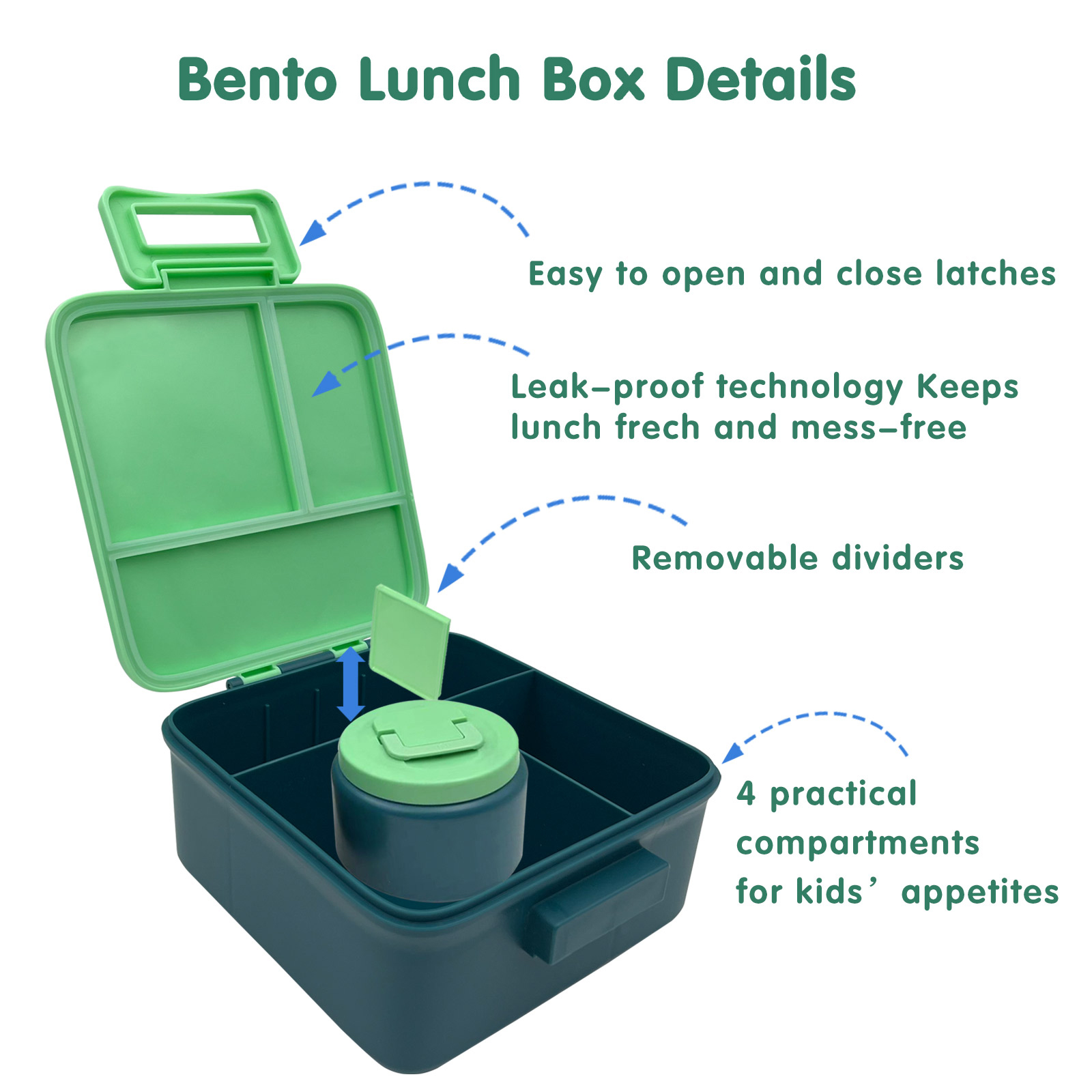 1 Set Bento Lunchbox voor kind - Food Storage Oven Safe recensie en prijs