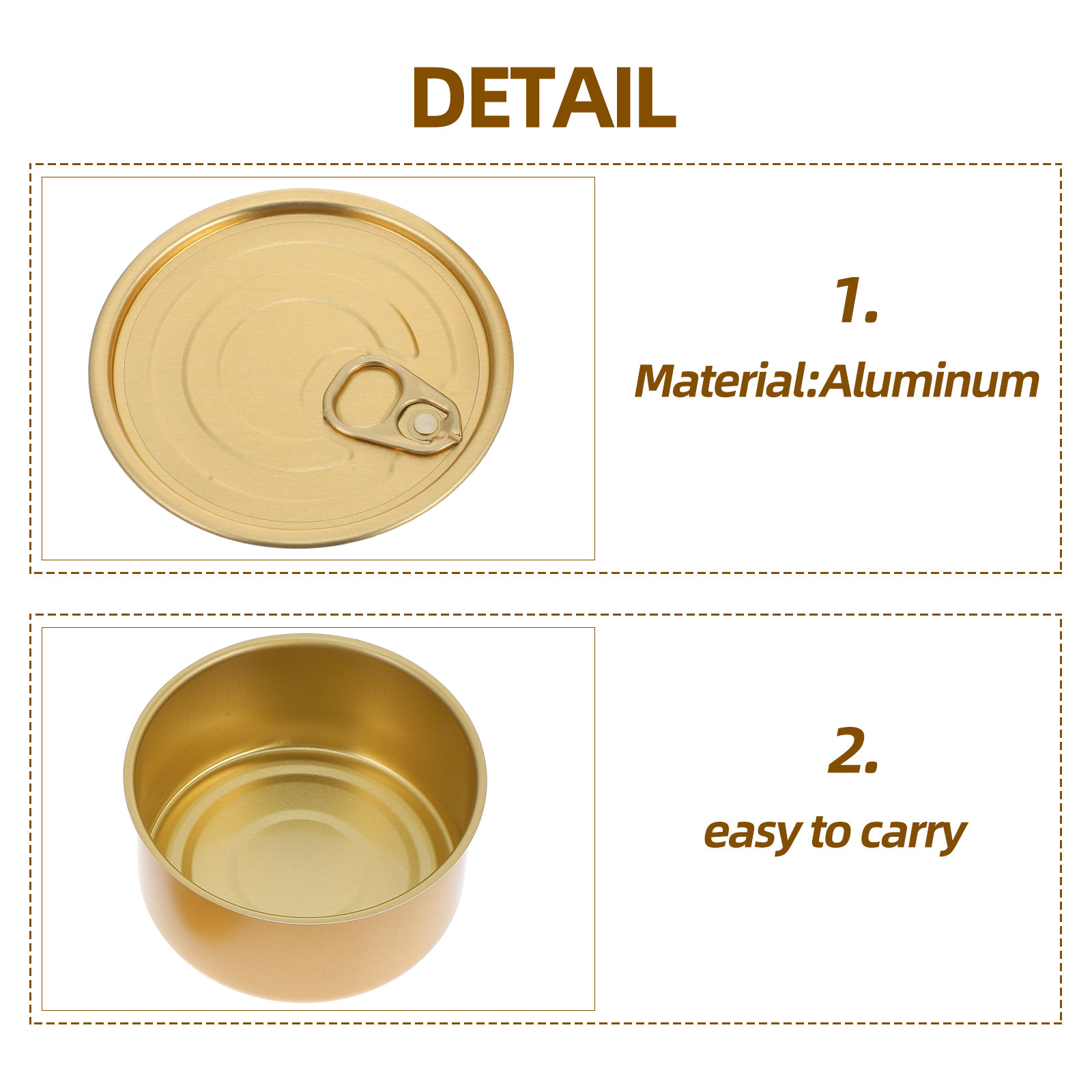 5 sets lichtgewicht aluminium  - Food Storage Containers recensie en prijs