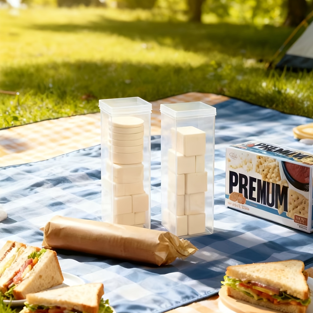 Transparante rechthoekige verz - Food Storage With Dividers recensie en prijs