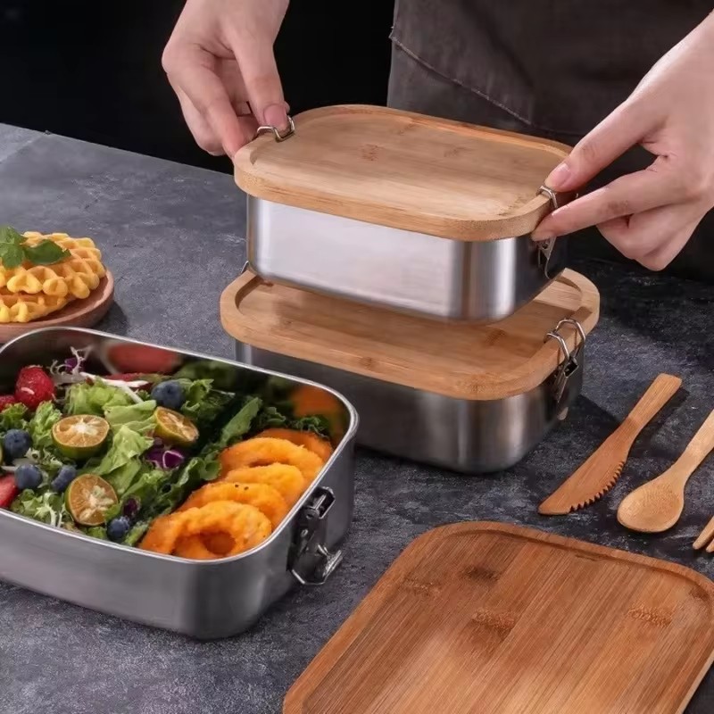 Duurzame lunchbox van 304 roes - Food Storage Meals recensie en prijs
