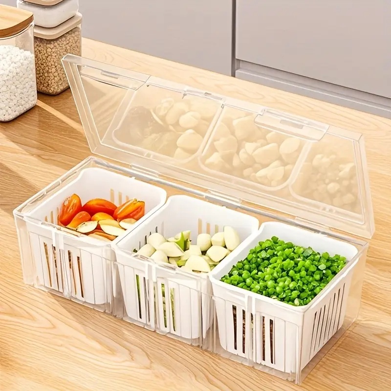 1 stuk voedselopslagcontainers - Food Storage With Dividers recensie en prijs