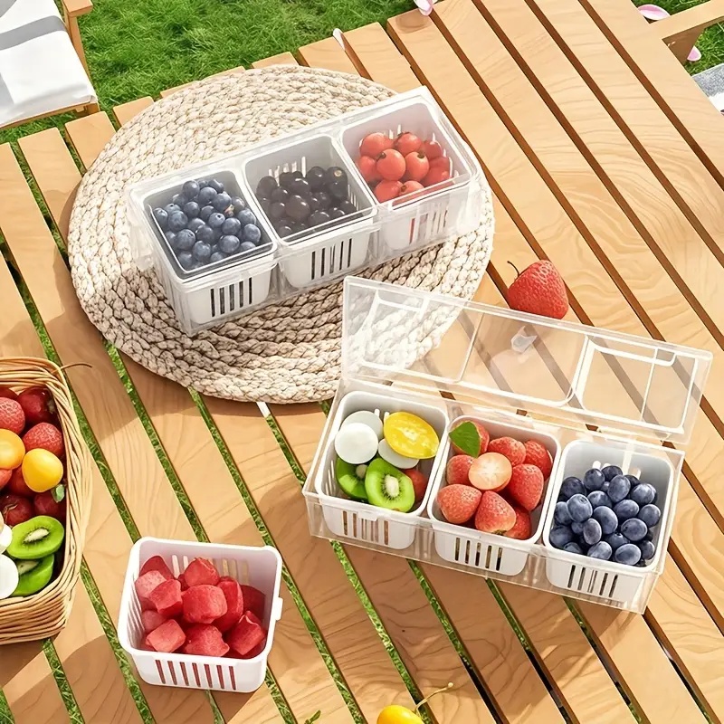 1 stuk voedselopslagcontainers - Food Storage With Dividers recensie en prijs