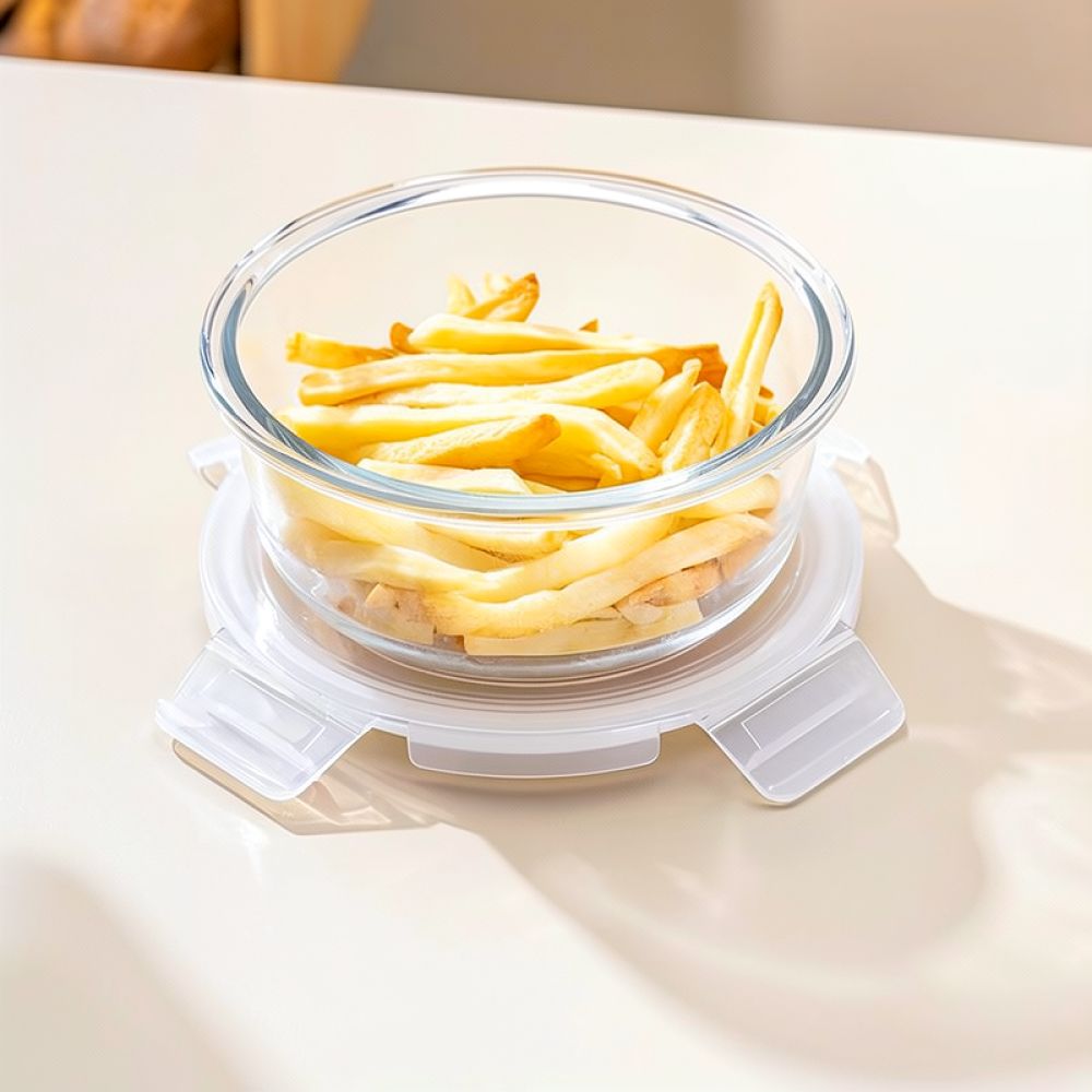 Magnetronbestendige glazen lun - Food Storage With Dividers recensie en prijs