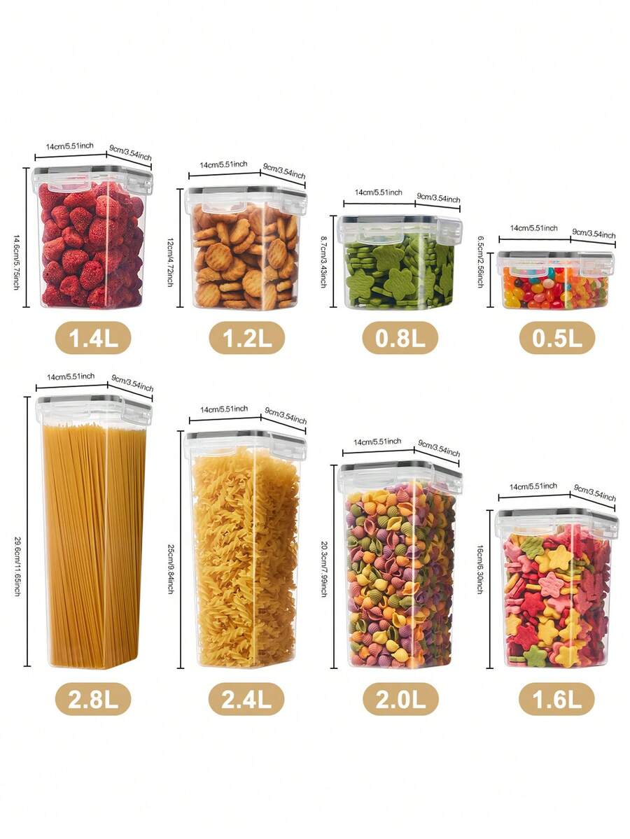 Set van 24 luchtdichte voedsel - Food Storage Labels recensie en prijs