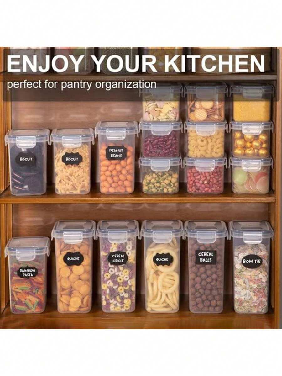 Set van 24 luchtdichte voedsel - Food Storage Labels recensie en prijs