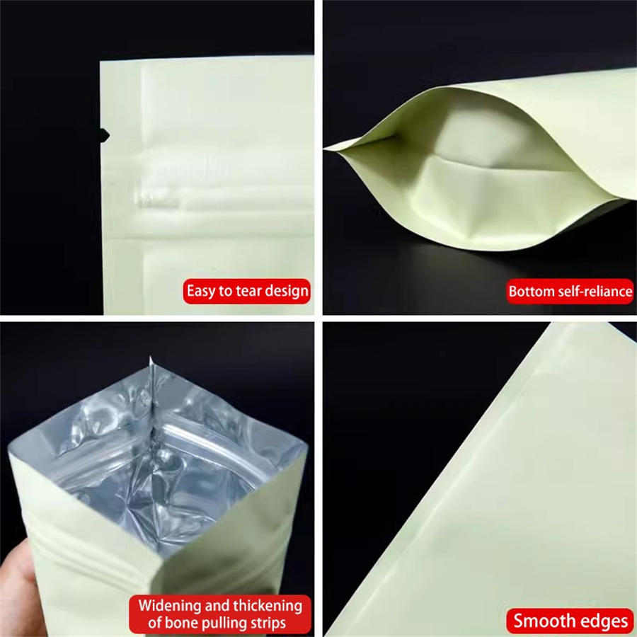 50/100 STUKS Matte lichtgele r - Food Storage Bag recensie en prijs