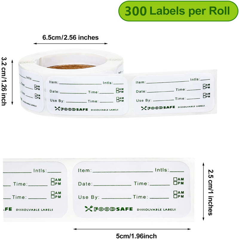 300/pcs Voedselopslaglabels Ze - Food Storage Labels recensie en prijs