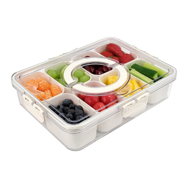 Keuken Plastic PET 8 Vakken Ve - Food Storage With Dividers recensie en prijs